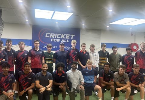Cricket training session for CFA players